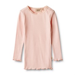 Wheat Rib T-Shirt LS Reese - Rose ballet